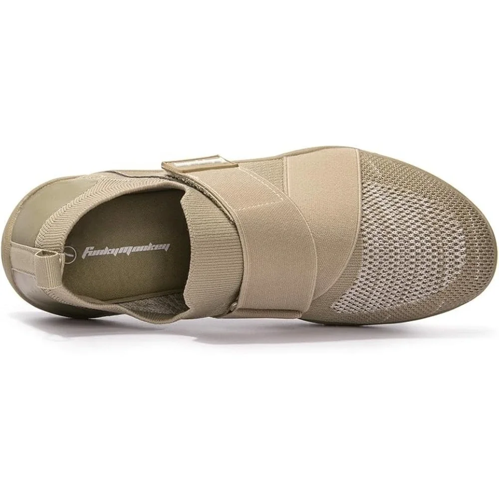 FUNKYMONKEY Men's Water Sports Aqua‎ Shoes Knit Quick Drying Upper Slip-ons (9)